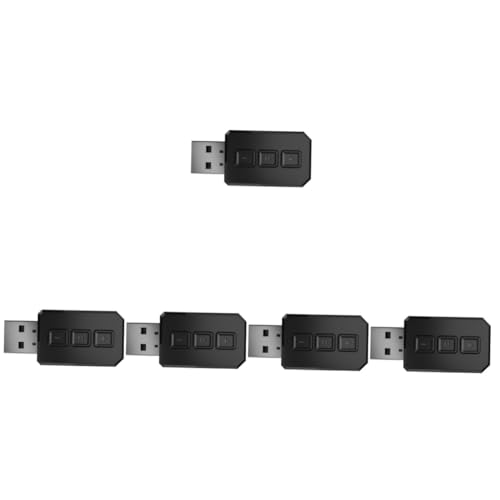 Mikikit 5st -Adapter Kabelloser Audio-Adapter Headset-Adapter Drahtloser Sender Für Kopfhörer Kabelloser Adapter Kopfhöreradapter Adapter Für Kopfhörer USB Elektronisch Konverter von Mikikit