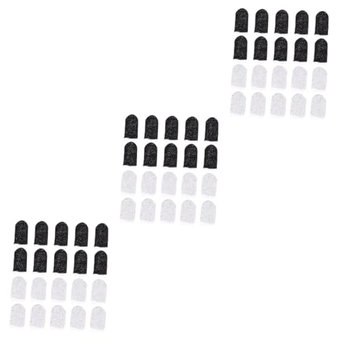 Mikikit 60 Stk Fingerhandschuhe Für Handyspiele Fingerschutz Für Handyspiele Handy Mit Fingerhülle Gaming-touchscreen-hülle Daumen Ärmel Für Controller Gaming- Silberne Faser Mikikit 60 Stk Fingerhandschuhe Für Handyspiele Fingerschutz Für Handyspiele Handy Mit Fingerhülle Gaming-touchscreen-hülle Daumen Ärmel Für Controller Gaming- Silberne Faser von Mikikit