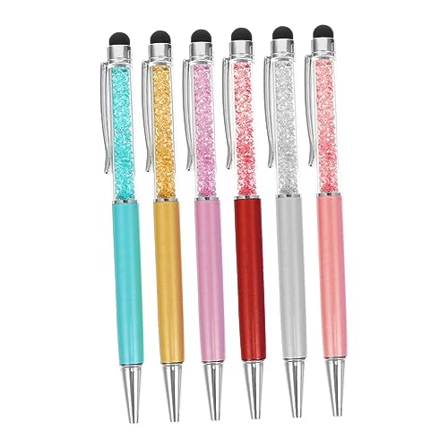Mikikit Kapazitiver Stylus-Stift-Clip 6er-Pack Crystal Stylus Pen für Großeinkauf von Mikikit
