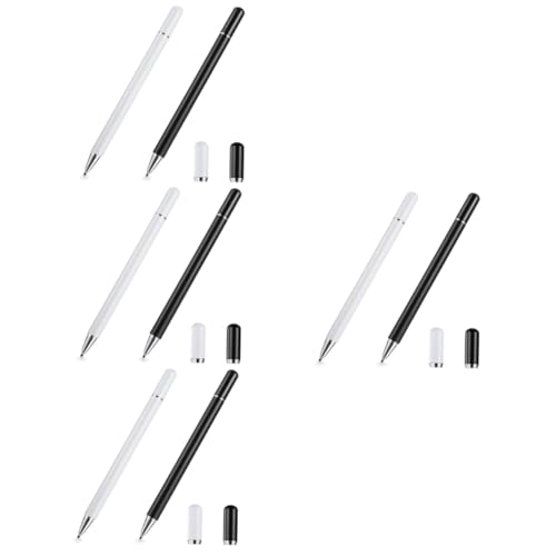 Mikikit 4er-Set Eingabestifte Für Touchscreens Präziser Kapazitiver Stift Ergonomische Spitze 2 Farben Für Jungen Mädchen Und Erwachsene 2 Stück * 4 von Mikikit
