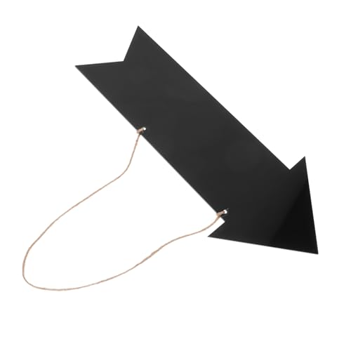 Mikikit Anzeichen hängen individuelles Hängeschild kleine Kreidetafeln Zeichenbrett Tafelschilder hängen Kreidebretter kleine hängende Tafelschilder Kreidetafel für die Wand Acryl Schwarz von Mikikit