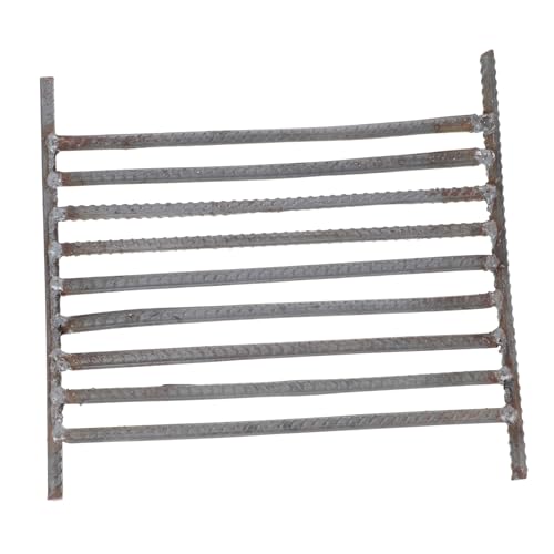 Mikikit Grillrost Fassrost verbrennen Brennholzregal für den Innenbereich Metallgitter Kaminschirm Grillplatte für den Herd Feuerstelle Grill Kaminrost Bewehrung Grey Mikikit Grillrost Fassrost verbrennen Brennholzregal für den Innenbereich Metallgitter Kaminschirm Grillplatte für den Herd Feuerstelle Grill Kaminrost Bewehrung Grey von Mikikit
