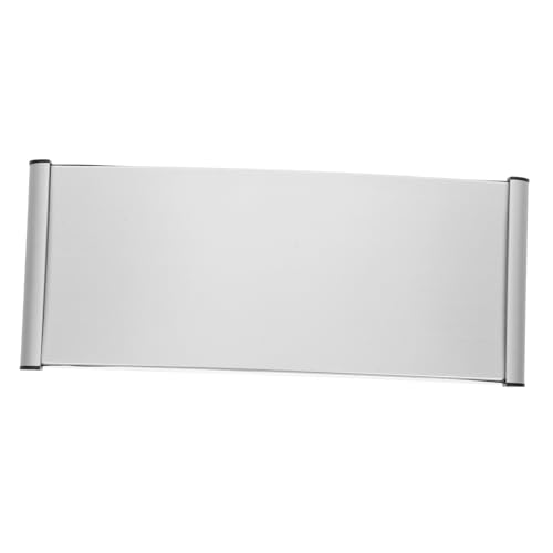 Mikikit Hausnummer Schreibtisch Namensschild personalisiert Aluminium schwarz individuelles Metallschild Sublimationsrohlinge aus Aluminium Aluminiumlegierung Silver von Mikikit