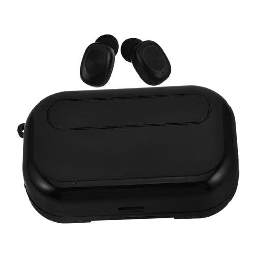 Mikikit Kabellose Kopfhörer Gaming -ohrhörer Kopfhörer Laufen Kopfhörer Zubehör Kabelloser Hörer Kabelloser Kopfhörer Fahrrad-Headset Telefonhörer Ohrstöpsel Reitkopfhörer Plastik Black von Mikikit