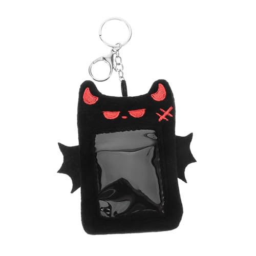Mikikit Kartenetui Mit Teufelsflügeln Ärmel Niedlicher Schlüsselanhänger Mit Fotokartenhalter Lanyard-abzeichen Für Fotobücher Fotokartenhalter Schlüsselanhänger Kpop Schwarz Metall Mikikit Kartenetui Mit Teufelsflügeln Ärmel Niedlicher Schlüsselanhänger Mit Fotokartenhalter Lanyard-abzeichen Für Fotobücher Fotokartenhalter Schlüsselanhänger Kpop Schwarz Metall von Mikikit
