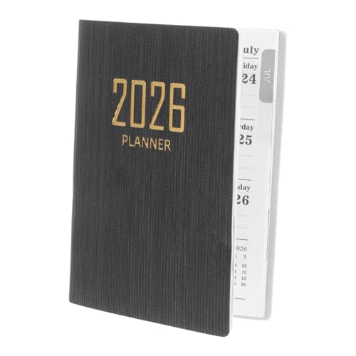 Mikikit Kleiner Planungsnotizblock, Englischer Tagesplaner, Notizbuch, Kompaktes Taschenformat, 2026 Planer, Multifunktionaler Taschennotizblock Für Reisen Und Business (a7) von Mikikit