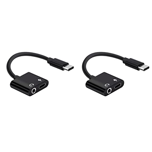 Mikikit Kupplungsstift-Clip 2 1 Adapterschwarz -C Audio Aluminiumlegierung in Kopfhöreradapter Mm Schlüsselanhänger-Ladegerät Mikikit Kupplungsstift-Clip 2 1 Adapterschwarz -C Audio Aluminiumlegierung in Kopfhöreradapter Mm Schlüsselanhänger-Ladegerät von Mikikit