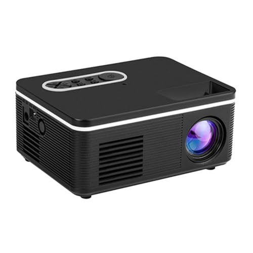 Mikikit LED-Projektor Portable Projector overheadprojektor tragbar Compact Projector projectors Lightweight Projector 400-Lumen-Projektor Projektionsmaschine Mini-Projektor Black Mikikit LED-Projektor Portable Projector overheadprojektor tragbar Compact Projector projectors Lightweight Projector 400-Lumen-Projektor Projektionsmaschine Mini-Projektor Black von Mikikit