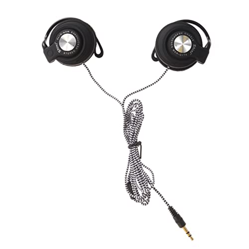 Mikikit Pc Headset Kopfhörerkopf. Knospen Ohrhaken für Mm Kopfhörer Mm Stereo Training auf Kopfhörer Computer Schwarz Kabelgebundener Ohrbügel MP Kopfhörer Clip Player Noise-Cancelling-kopfhörer Mikikit Pc Headset Kopfhörerkopf. Knospen Ohrhaken für Mm Kopfhörer Mm Stereo Training auf Kopfhörer Computer Schwarz Kabelgebundener Ohrbügel MP Kopfhörer Clip Player Noise-Cancelling-kopfhörer von Mikikit