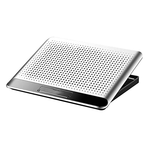 Mikikit Notebook-kühler Aus Aluminiumlegierung Laptop-kühlkissen rutschfeste Schallwand und Dual-Interface-stummschaltung von Mikikit