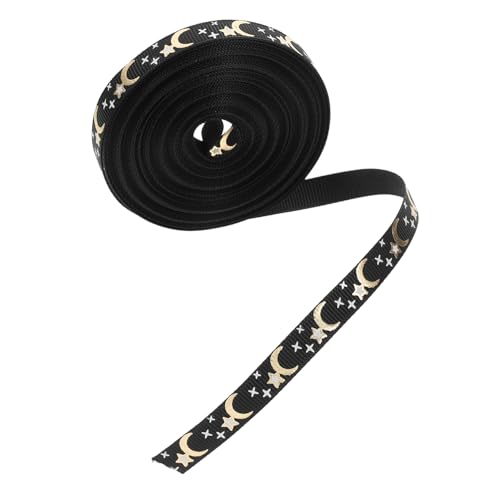 Mikikit Ramadan-festband Eid Mubarak-bänder Muslimische Eid-lieferungen Muslimische Partygeschenke Bänder Einwickeln Ramadan -band Eid-party-zubehör Eid Mubarak-band Polyester Schwarz von Mikikit