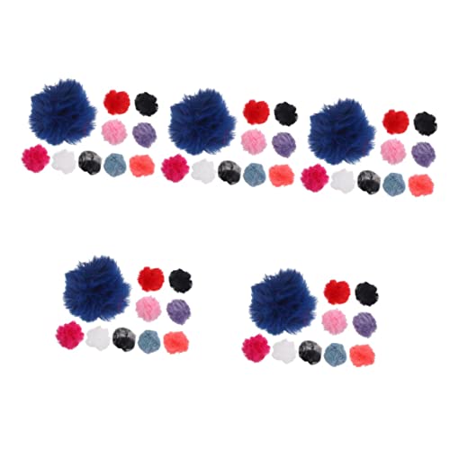 Mikikit 5sets Mikrofon Windschutz Pelzigen Wind Muff Für Revers Mic Winddicht Windschutz Abdeckung 10 Stücke * 5 von Mikikit