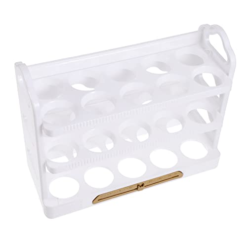 Mikikit Schubladenfach 2St Aufbewahrungsbox für Eier Kunststoffbehälter Aufbewahrungsbehälter für Eier Desktop-Eierhalter Eierbehälter Kunststoff Veranstalter schärfer pp Kunststoffschalen von Mikikit