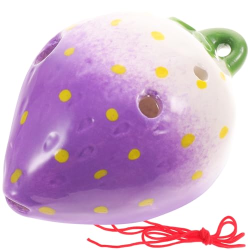 Mikinona 1 Satz 6 Erdbeer-okarina Erdbeere Ocarina-instrument Für Kleine Okarina Kindermusik Musikinstrumente Okarina Musikinstrument Ocarina Keramik Violett Mikinona 1 Satz 6 Erdbeer-okarina Erdbeere Ocarina-instrument Für Kleine Okarina Kindermusik Musikinstrumente Okarina Musikinstrument Ocarina Keramik Violett von Mikinona