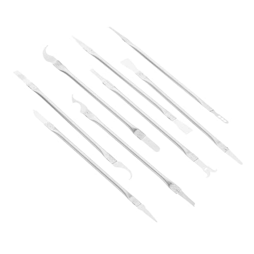 Mikinona 1 Satz Handy Reparatur Werkzeug Telefonöffnungsauswahl Präzisionswerkzeuge Handy demontage Werkzeuge Reparaturset für Handy Handy-Toolkit Rostfreier Silber von Mikinona
