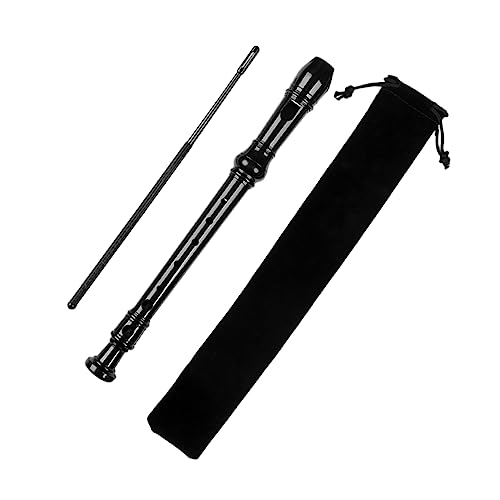 Mikinona 1 Satz Klarinette Flötenkinder blockflöte audio recorder Kinderblockflöte diktafon Samtbeutel-Recorder Blasinstrument für Anfänger Musikinstrument Flanell Black Mikinona 1 Satz Klarinette Flötenkinder blockflöte audio recorder Kinderblockflöte diktafon Samtbeutel-Recorder Blasinstrument für Anfänger Musikinstrument Flanell Black von Mikinona
