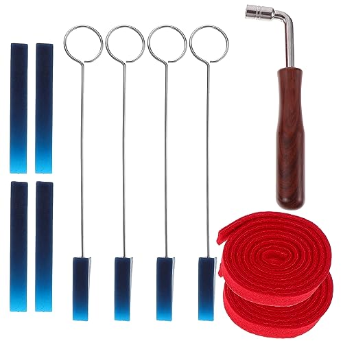 Mikinona 1 Satz Tuning -Toolset Band stimmen einfach Schlüssel Einstellung Stimmgerät für Klavier Stimmwerkzeug-Kit für Klavier Piano-Tuner-Tool Klavier -Übungswerkzeug Tuner-Kit Gummi Mikinona 1 Satz Tuning -Toolset Band stimmen einfach Schlüssel Einstellung Stimmgerät für Klavier Stimmwerkzeug-Kit für Klavier Piano-Tuner-Tool Klavier -Übungswerkzeug Tuner-Kit Gummi von Mikinona