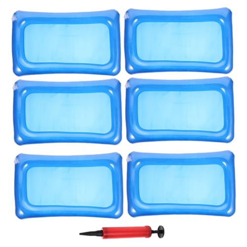 Mikinona 1 Set Aufblasbare Eisbar Aufblasbares Kühltablett Salat Aufblasbare Bar Poolkühler Eis Food Server Eis Servierbar Halter Aufblasbare Servierbar Aufblasbarer von Mikinona