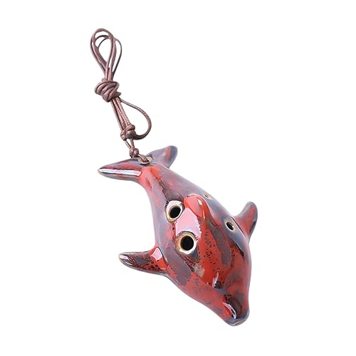 Mikinona 6 Löcher Ocarina Posh Musikinstrument für Kinder Tragbare Keramik Alto C Ocarina Fisch Form Design Mikinona 6 Löcher Ocarina Posh Musikinstrument für Kinder Tragbare Keramik Alto C Ocarina Fisch Form Design von Mikinona