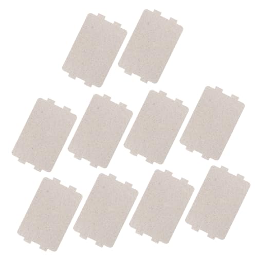 Mikinona 10 Stück Glimmerscheibe Universal- Herd Allgemein Hitze Isolierung Glimmerplatte Ofenmarkplatte Wellenleiter-glimmerplatte Silver Glimmerpapier Mikinona 10 Stück Glimmerscheibe Universal- Herd Allgemein Hitze Isolierung Glimmerplatte Ofenmarkplatte Wellenleiter-glimmerplatte Silver Glimmerpapier von Mikinona