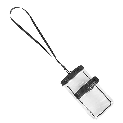 Mikinona 1Satz wasserdichte Handytasche mit Lanyard für Strand Wassersportaktivitäten Schwimmende Handyhülle für Sicheren Schutz von Mobiltelefonen Geldbörsen Mehr für Urlaub von Mikinona