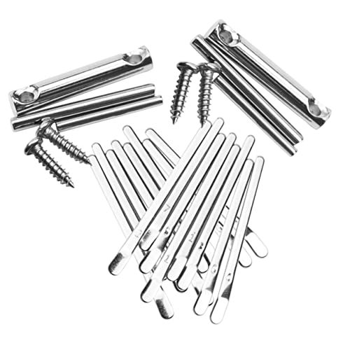 Mikinona 2 Sätze Daumen Musikinstrument Fingerinstrument Fingerklavier Kalimba für Anfänger Schlüsselbein Kleinkindinstrument Kalimba-Klavier Metall Silver Mikinona 2 Sätze Daumen Musikinstrument Fingerinstrument Fingerklavier Kalimba für Anfänger Schlüsselbein Kleinkindinstrument Kalimba-Klavier Metall Silver von Mikinona