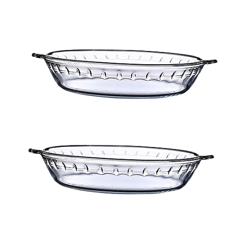 Mikinona 2 Stk runde Auflaufform aus Glas mikrowelle grillplatte Utensilienablage kühlschrank glasplatte glasplatten für kühlschrank Kochgeschirr Mikrowellen-Backblech gehärtetes Glas Weiß Mikinona 2 Stk runde Auflaufform aus Glas mikrowelle grillplatte Utensilienablage kühlschrank glasplatte glasplatten für kühlschrank Kochgeschirr Mikrowellen-Backblech gehärtetes Glas Weiß von Mikinona