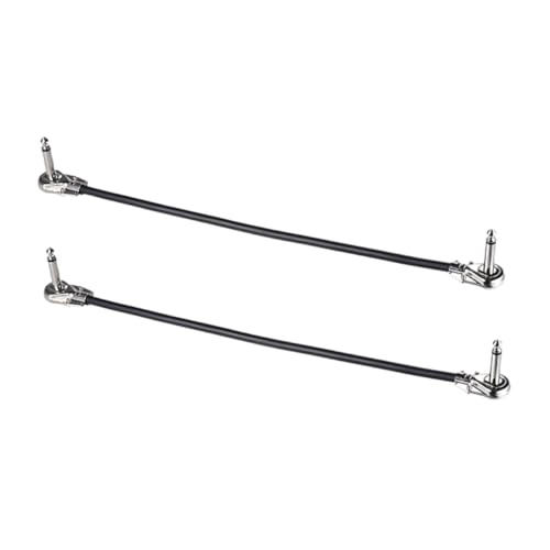 Mikinona 2 Stück E Gitarren Effektkabel Instrumenten Patchkabel Bassgitarren Versorgung Professionelles Gitarrenkabel Gitarrenteile Adapter Effektkabel Audiokabel Gitarren von Mikinona