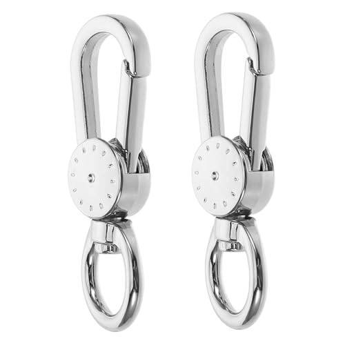 Mikinona 2 Stück Handy Lanyard Schnalle Schlüsselanhänger Karabinerhaken Kleine Hängeschnalle Schlüsselring Clip Drehbare Karabinerhaken Handy DIY Lanyard Zubehör Drehverschluss Mikinona 2 Stück Handy Lanyard Schnalle Schlüsselanhänger Karabinerhaken Kleine Hängeschnalle Schlüsselring Clip Drehbare Karabinerhaken Handy DIY Lanyard Zubehör Drehverschluss von Mikinona