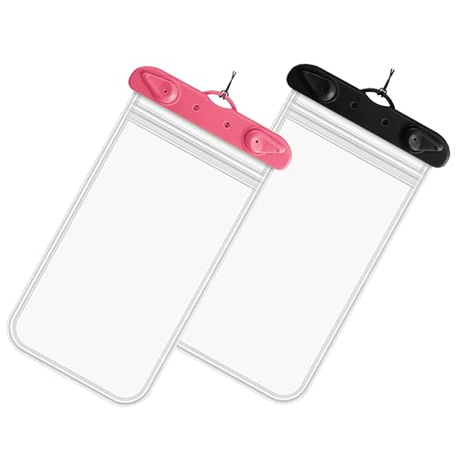 Mikinona 2 Stück Mobile wasserdichte Tasche Undurchlässig Reisen Doppelt Handy, Mobiltelefon Beutel wasserdichte Beutel Handy-trockentasche Wasser Nachweisen Nass Klein Wasserdicht PVC Mikinona 2 Stück Mobile wasserdichte Tasche Undurchlässig Reisen Doppelt Handy, Mobiltelefon Beutel wasserdichte Beutel Handy-trockentasche Wasser Nachweisen Nass Klein Wasserdicht PVC von Mikinona
