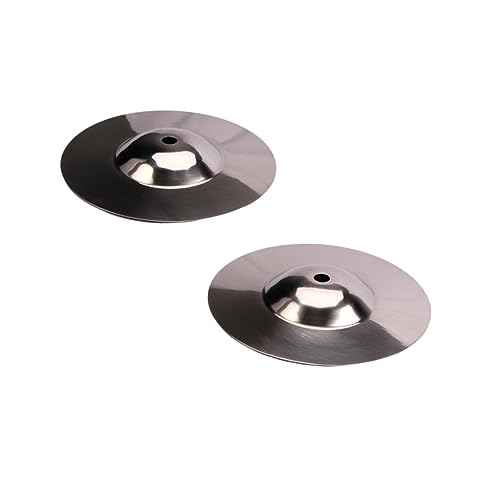 Mikinona 2 Stück Silberbecken Crash-becken Zubehör Für Musikinstrumente Instrumentenzubehör Becken Trommel Beckenspritzer Fingerzymbale Becken Für Schlagzeug Silver Mikinona 2 Stück Silberbecken Crash-becken Zubehör Für Musikinstrumente Instrumentenzubehör Becken Trommel Beckenspritzer Fingerzymbale Becken Für Schlagzeug Silver von Mikinona