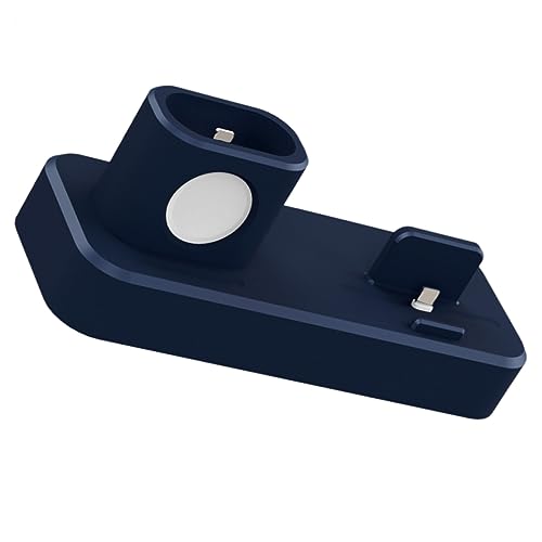 Mikinona 3 1 Ladestation für drahtlose Kopfhörer Charger ladegeräte Handy standhalter Motorroller handyhalterung kfz Handy Halterung Phone Holder Ladestation für Telefon Telefonhalter Blue Mikinona 3 1 Ladestation für drahtlose Kopfhörer Charger ladegeräte Handy standhalter Motorroller handyhalterung kfz Handy Halterung Phone Holder Ladestation für Telefon Telefonhalter Blue von Mikinona
