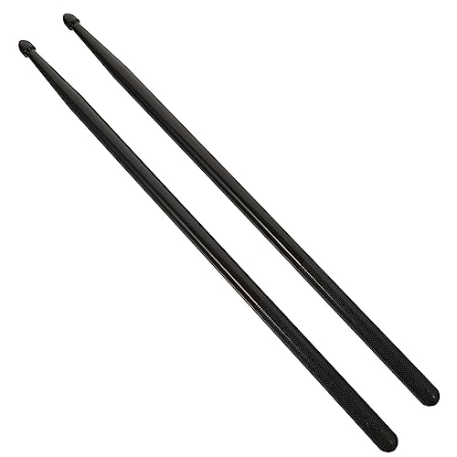 Mikinona 3 Paare Trommelstock Erwachsene Stöcke Schlagzeug Für Instrument Schlüssel Musik Drumstick-zubehör Performance Drumsticks Trommelversorgung Leichter Black Nylonfaser von Mikinona