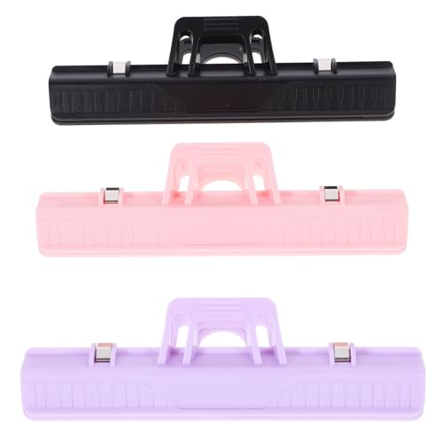 Mikinona 3 Stück Ordner Musik Notenhalter-Clips Musikbuchclip Halter für Musikbücher Inhaber Musikbuch-Seitenclip Musikseitenhalter Clip-Seitenhalter Seitenhalter für Musikclips Plastik von Mikinona