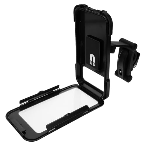 Mikinona 360Grad Wasserdichter Drehbarer Handyhalter für Fahrrad Magnetischer Telefonständer für Navigation Kompatibel mit Elektrofahrrädern Leicht von Mikinona