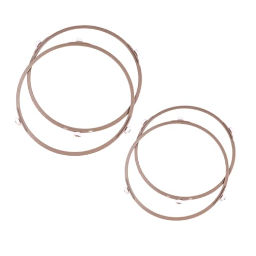 Mikinona 4 Stücke Mikrowelle Drehteller Fach Drehende Ringstütze Mikrowelle Drehteller Ring Mikinona 4 Stücke Mikrowelle Drehteller Fach Drehende Ringstütze Mikrowelle Drehteller Ring von Mikinona