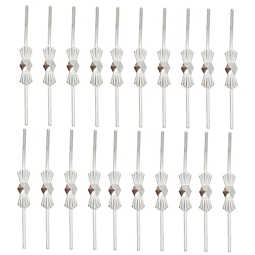 Mikinona 400 Stk Zubehör für Kristalllampen Stifte Kronleuchter Teile lamp holder vorhang schlaufen deckenleuchten steckverbinder für Deckenleuchte Kristallclips befestigen Metall Mikinona 400 Stk Zubehör für Kristalllampen Stifte Kronleuchter Teile lamp holder vorhang schlaufen deckenleuchten steckverbinder für Deckenleuchte Kristallclips befestigen Metall von Mikinona
