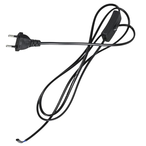 Mikinona 4Stücke Lampenkabel Mit Schalter Stromkabel Für Schreibtischlampen Ventilatoren Und Beleuchtung Eu Stecker Für Wohnheime Mikinona 4Stücke Lampenkabel Mit Schalter Stromkabel Für Schreibtischlampen Ventilatoren Und Beleuchtung Eu Stecker Für Wohnheime von Mikinona