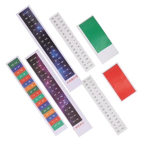 Mikinona 5 Sets Musiknoten Aufkleber Tasten Für Anfänger Farbige Lernaufkleber Klavier Lernaufkleber Mundharmonika Notenaufkleber Daumen Xylophon Klavieraufkleber Papier Bunt Mikinona 5 Sets Musiknoten Aufkleber Tasten Für Anfänger Farbige Lernaufkleber Klavier Lernaufkleber Mundharmonika Notenaufkleber Daumen Xylophon Klavieraufkleber Papier Bunt von Mikinona