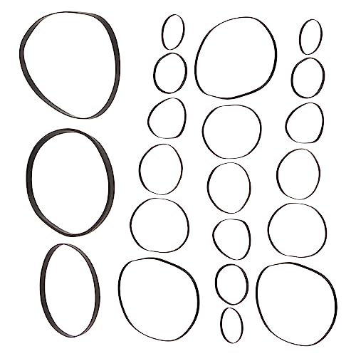 Mikinona 50 Stück Tonbandgerät Gurt Reparatur Wartungsgürtel Gummigürtel Für Tonbandgerät Vinyl Gummiband Gürtel Für Rekorder Kassetten Wartungsgürtel Bandmaschine Gummigürtel von Mikinona