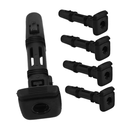 Mikinona 5Stücke Kopfstützen Führungsrohre Für Autositz Einstellbare Kopfstützen Einsätze Aus Robustem Kunststoff Ergonomisches Design Für Optimalen Komfort Und Unterstützung von Mikinona