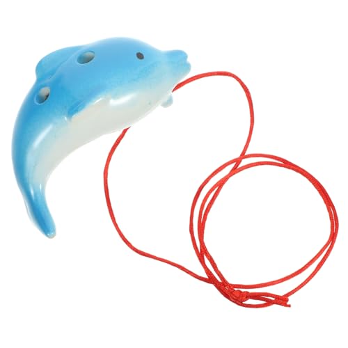 Mikinona 6-Loch-Okarina Okarina-Musikinstrument für Delphin-Okarina Ocarina Okarina-Musikinstrument für Anfänger kleine Okarina Okarina Keramik Sky-blue Mikinona 6-Loch-Okarina Okarina-Musikinstrument für Delphin-Okarina Ocarina Okarina-Musikinstrument für Anfänger kleine Okarina Okarina Keramik Sky-blue von Mikinona