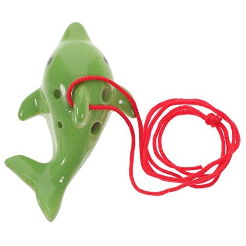 Mikinona 6-Loch große Delphin-Keramikflöte tragbare Keramik-Okarina Okarina für Anfänger einführende Okarina spielbare Okarina Anfänger üben Okarina Anfänger Ocarina Green Zufällige Farbe Mikinona 6-Loch große Delphin-Keramikflöte tragbare Keramik-Okarina Okarina für Anfänger einführende Okarina spielbare Okarina Anfänger üben Okarina Anfänger Ocarina Green Zufällige Farbe von Mikinona