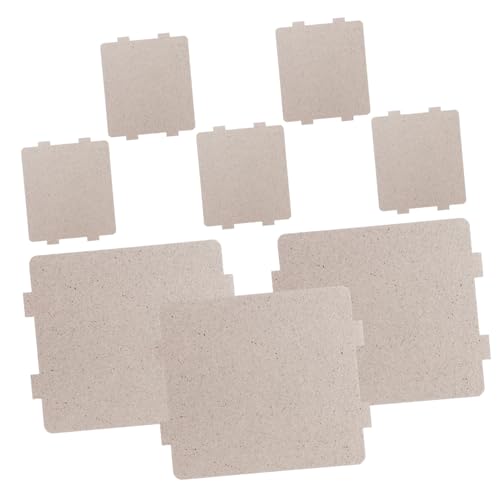 Mikinona 8 Stück Hochtemperaturbeständige Glimmertabletten Ersatz Mikrowelle für Teile Glimmerplatte Ofenzubehör Ofenschutz Wellenleiterabdeckung Ofenisolierung Harz Mikinona 8 Stück Hochtemperaturbeständige Glimmertabletten Ersatz Mikrowelle für Teile Glimmerplatte Ofenzubehör Ofenschutz Wellenleiterabdeckung Ofenisolierung Harz von Mikinona