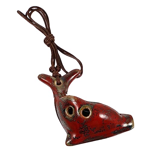 Mikinona Alto Pottery Ocarina Dolphin Anfänger Übungsblasinstrument Übungsblasinstrument Weißes Porzellan Zufällige Farbe Mikinona Alto Pottery Ocarina Dolphin Anfänger Übungsblasinstrument Übungsblasinstrument Weißes Porzellan Zufällige Farbe von Mikinona