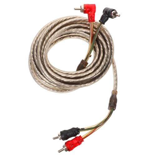 Mikinona Auto Audiokabel Hochwertiges Subwoofer Kabel Niedrige Dämpfung für Autoverstärker und Lautsprecher Klangübertragung Einfache Installation Mikinona Auto Audiokabel Hochwertiges Subwoofer Kabel Niedrige Dämpfung für Autoverstärker und Lautsprecher Klangübertragung Einfache Installation von Mikinona