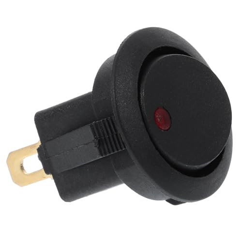Mikinona Autoschalter dachlampe wechselschalter blinkleuchte blitzleuchte flash light blinklichter thermoschalter blitza blitzlampe on off switchel führte spst 12v 16a spst 12V SPST Green von Mikinona