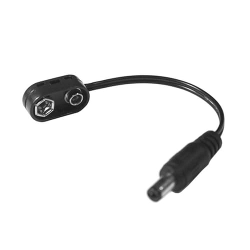 Mikinona Effekt Netzkabel Gitarrenkabel Stromkabel Pedal-Stromversorgung Leistung Wirkung usb- ladekabel gitarrenzubehör Gitarrenladegerät Netzkabel für tragbare Gitarreneffekte Gummi Black von Mikinona