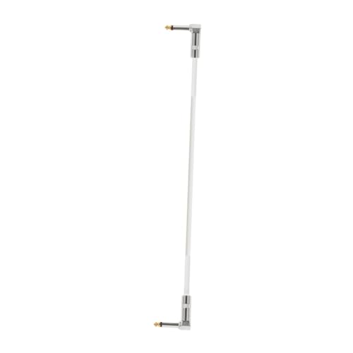 Mikinona Gitarrenkabel Gitarren Patchkabel Audiokabel für Gitarre und Instrumente und Stabile Klangqualität Vielseitige Anwendung Weiße Ausführung von Mikinona