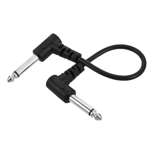 Mikinona Gitarrenkabel für Gitarre Rechtwinkliges Instrumentenkabel für Gitarren mit Rundem Kopf Optimierte Signalübertragung und Hohe Klangqualität Mikinona Gitarrenkabel für Gitarre Rechtwinkliges Instrumentenkabel für Gitarren mit Rundem Kopf Optimierte Signalübertragung und Hohe Klangqualität von Mikinona